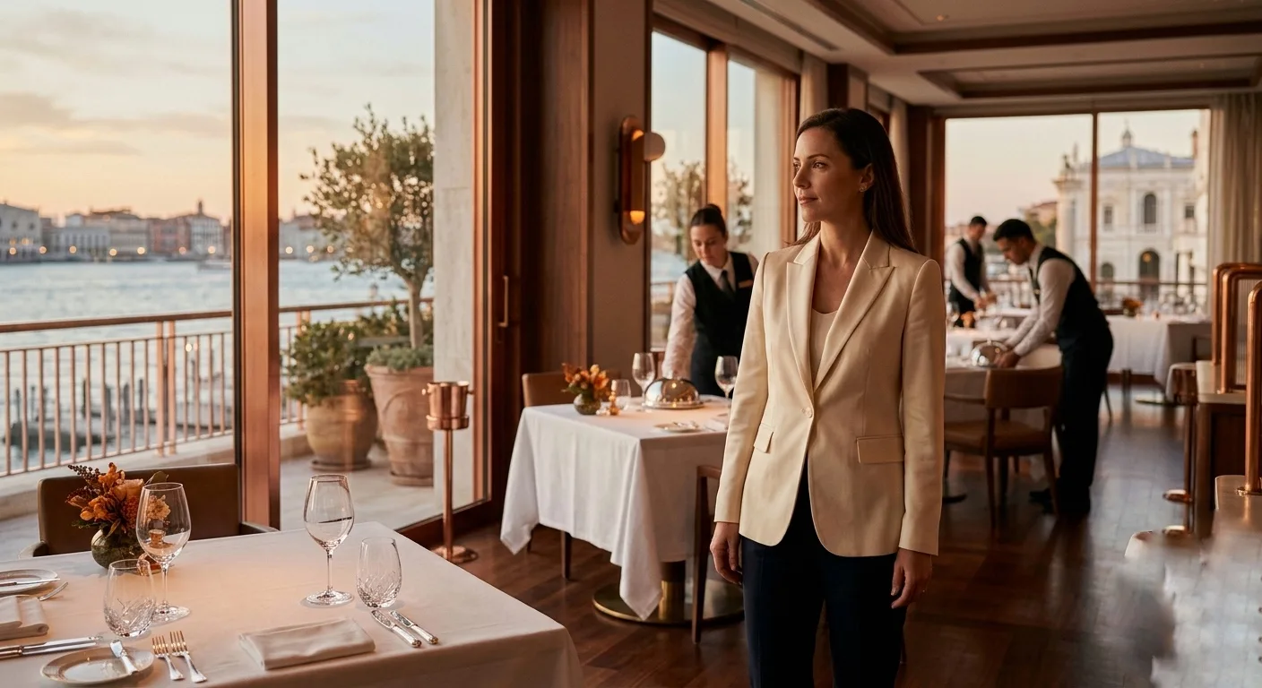 Upscale hotel restaurant