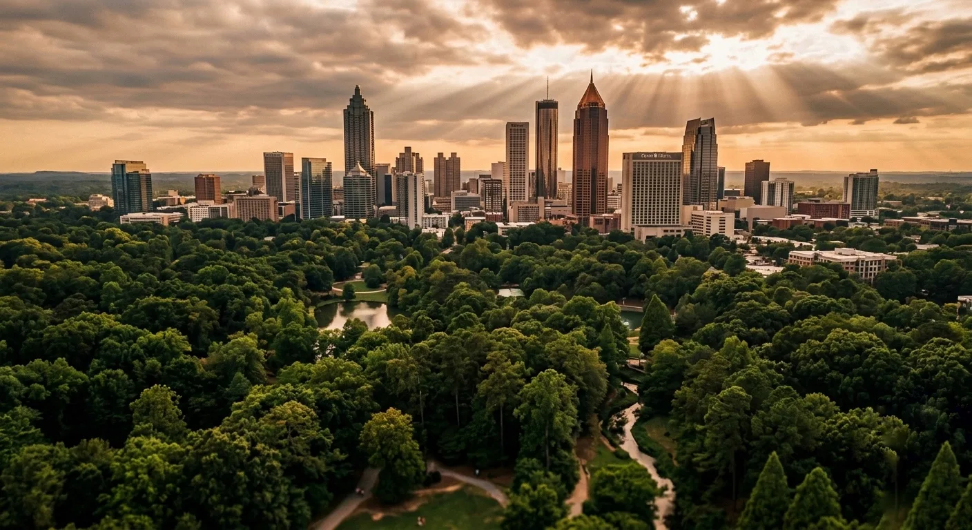 Atlanta midtown skyline